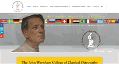 Desktop Screenshot of johnwernhamclassicalosteopathy.com